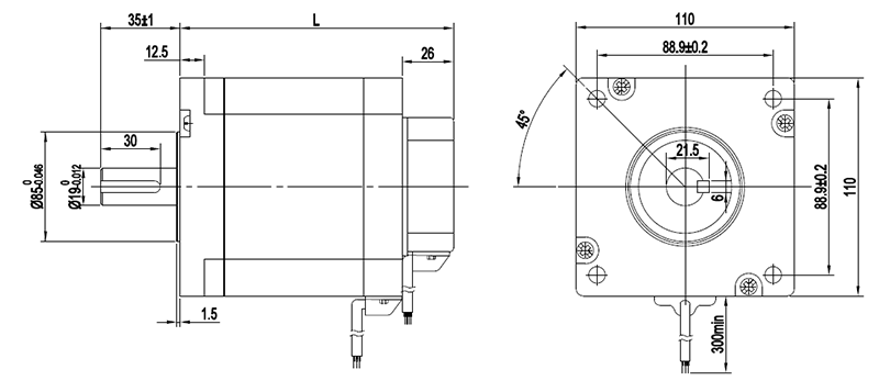 110系列直流无刷电机-YL110BL230083000