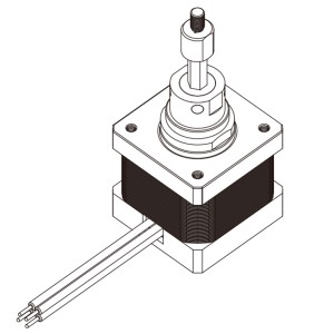 35mm系列固定轴式直线步进电机-14HYA