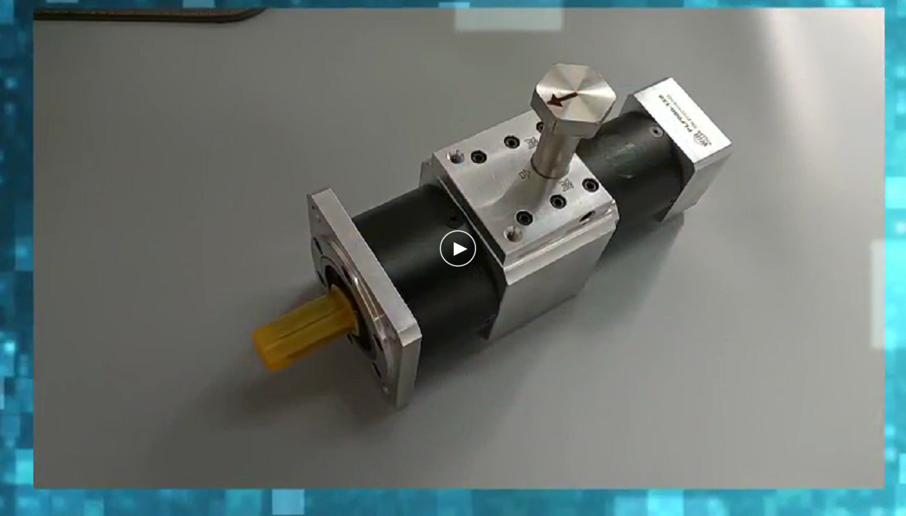 带离合器的行星减速箱操作演示