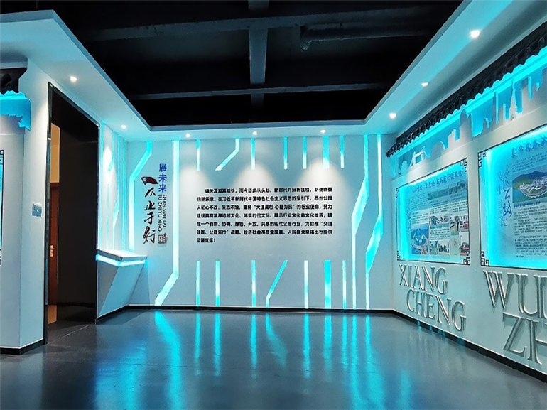 某路桥公司展厅文化墙