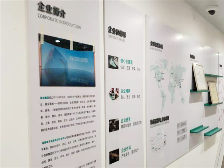 海信专卖展厅文化墙