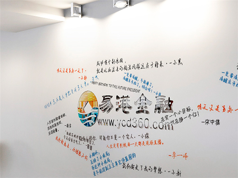 易港金融文化墙