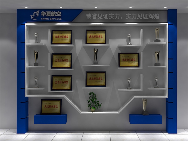 华厦航空文化墙