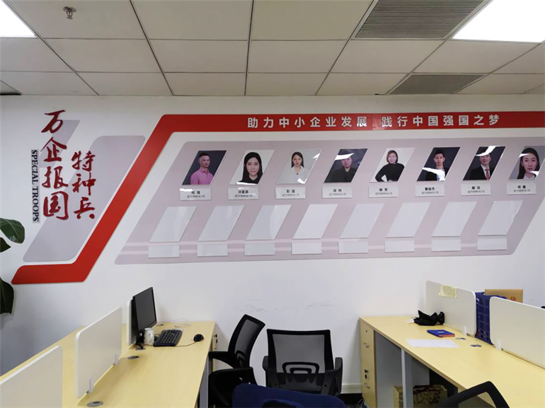 万企报国集团文化墙