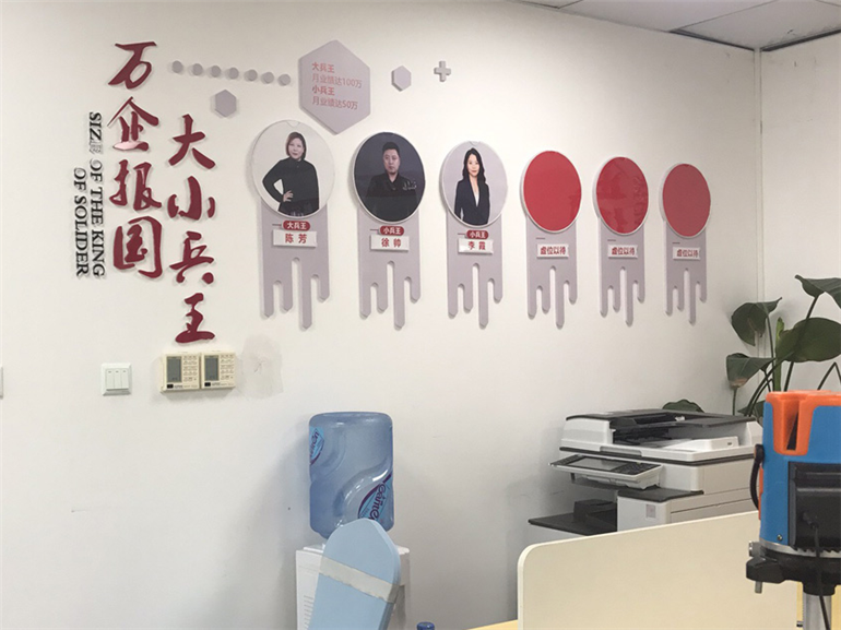 万企报国集团文化墙