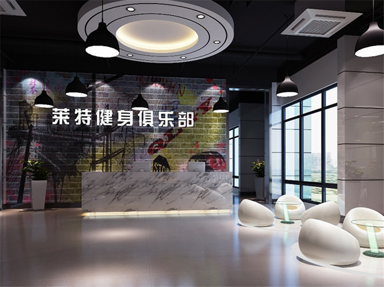 健身馆瑜伽馆形象墙